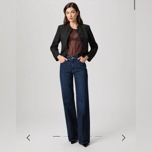 PAIGE Sasha wide leg Jean (petite)